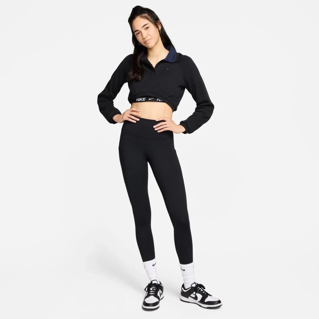 NIKE FN3241-010 Dri-FIT One High Rise 7/8 Tight Kadın Siyah Tayt