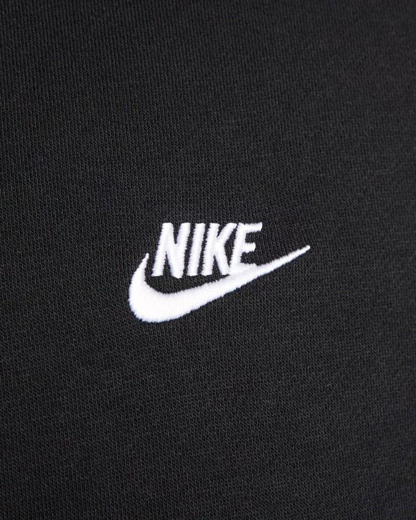 Nike FN3859-010 Club Fleece Erkek Kapüşonlu Sweatshirt - Siyah