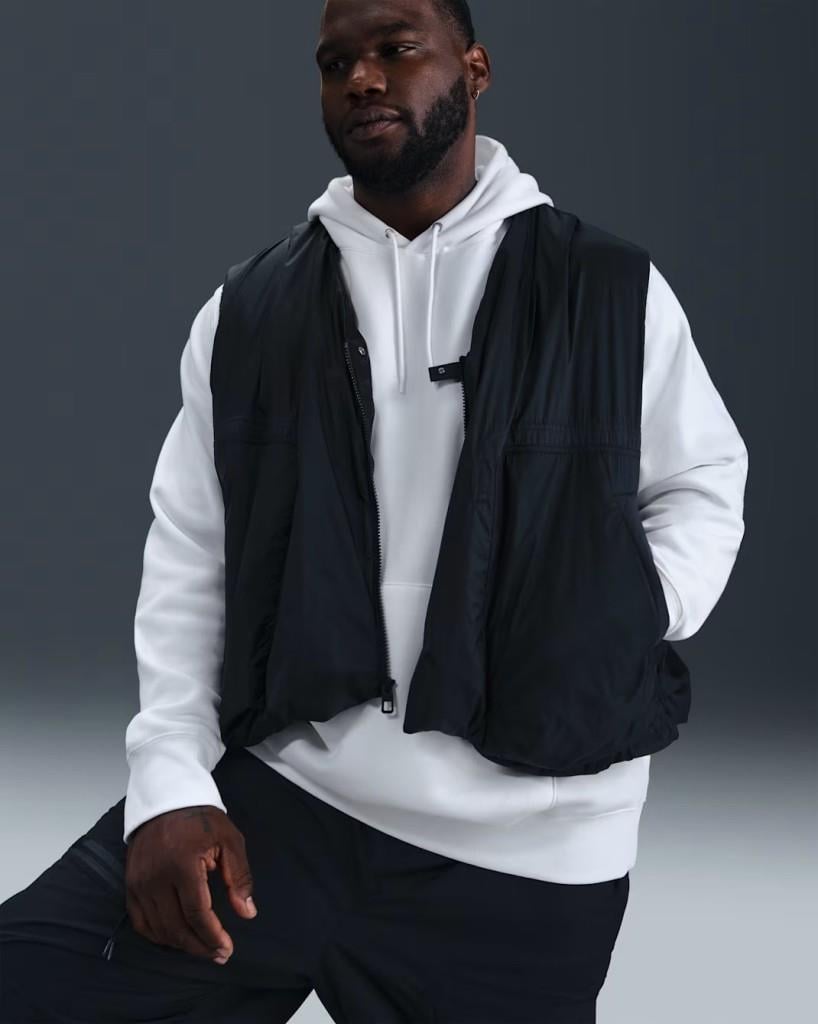 Nike FN3859-100 Club Fleece Erkek Kapüşonlu Sweatshirt - Beyaz