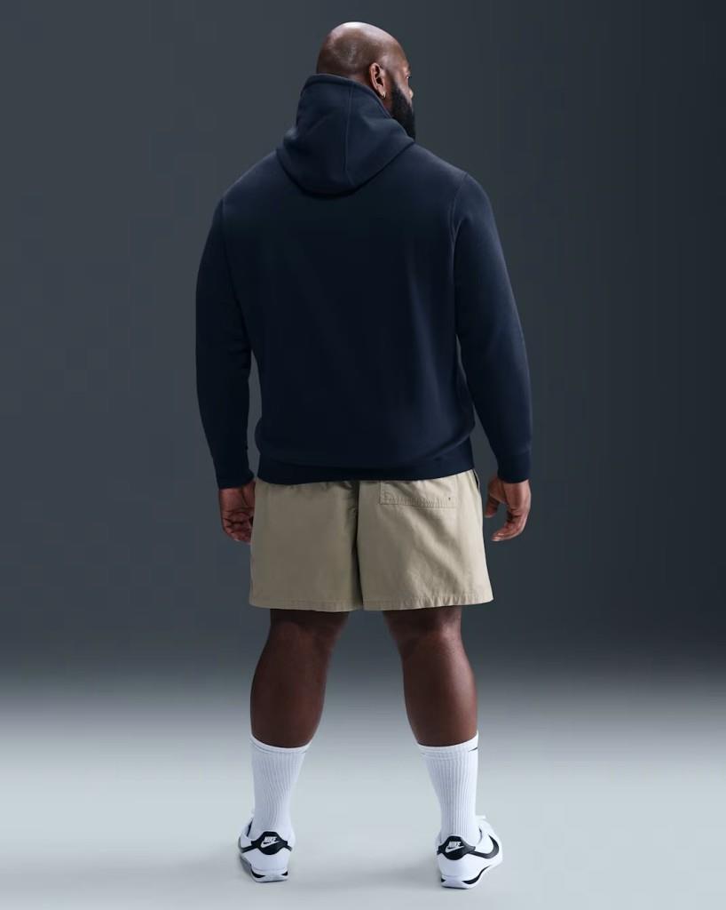 Nike FN3859-451 Club Fleece Erkek Kapüşonlu Sweatshirt - Lacivert