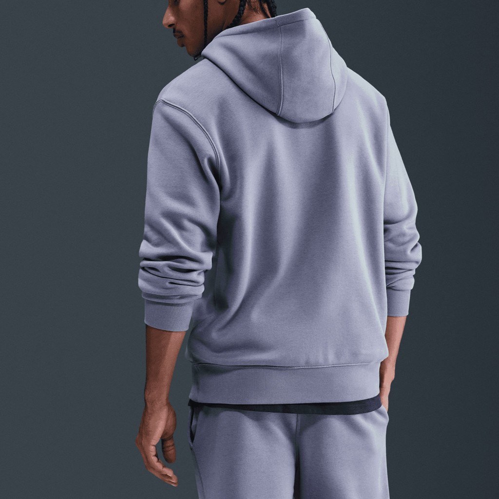 Nike FN3859-499 Club Fleece Erkek Kapüşonlu Sweatshirt - Lila