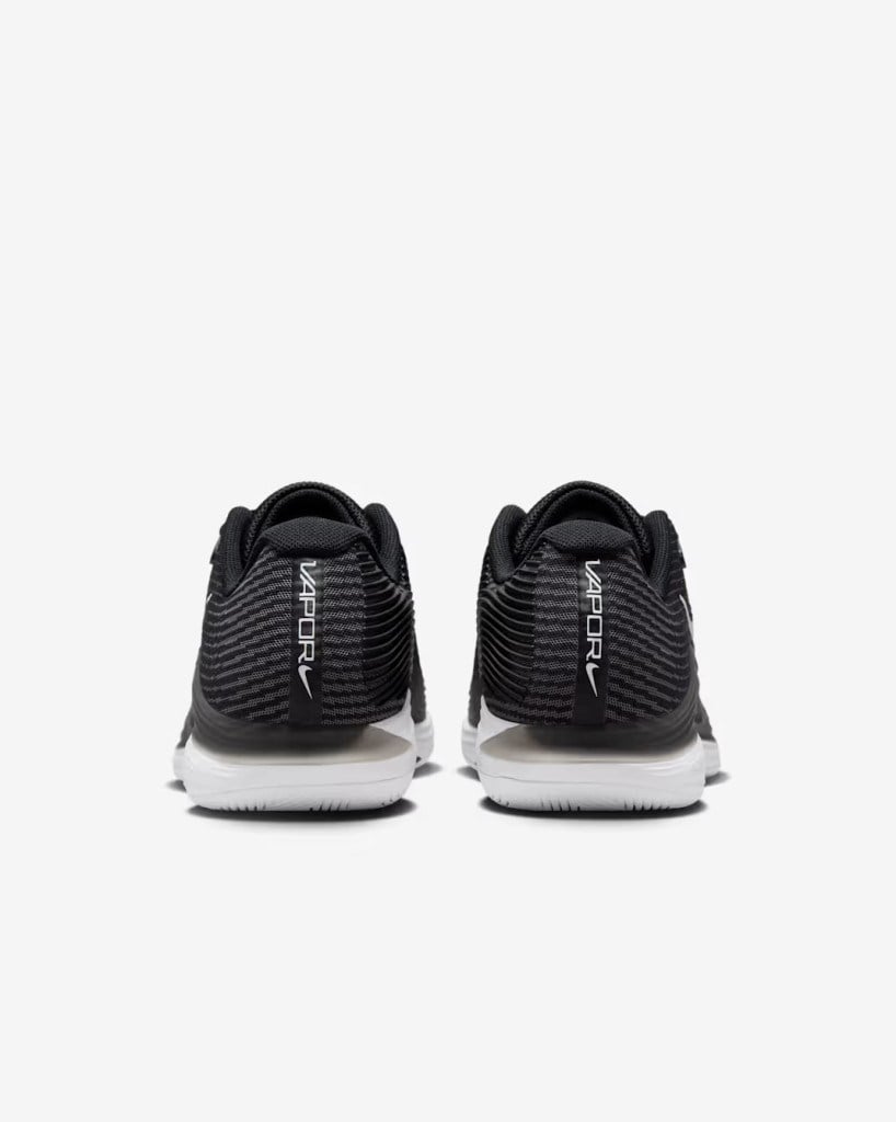 Nike FV5552-001 Vapor 12 Sert Kort Erkek Tenis Ayakkabısı - Siyah