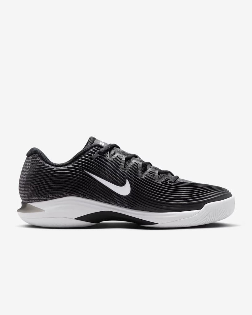 Nike FV5552-001 Vapor 12 Sert Kort Erkek Tenis Ayakkabısı - Siyah