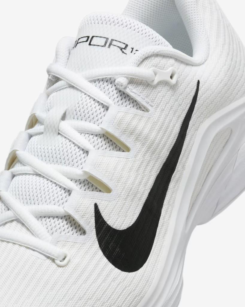 Nike FV5552-101 Vapor 12 Sert Kort Erkek Tenis Ayakkabısı - Beyaz