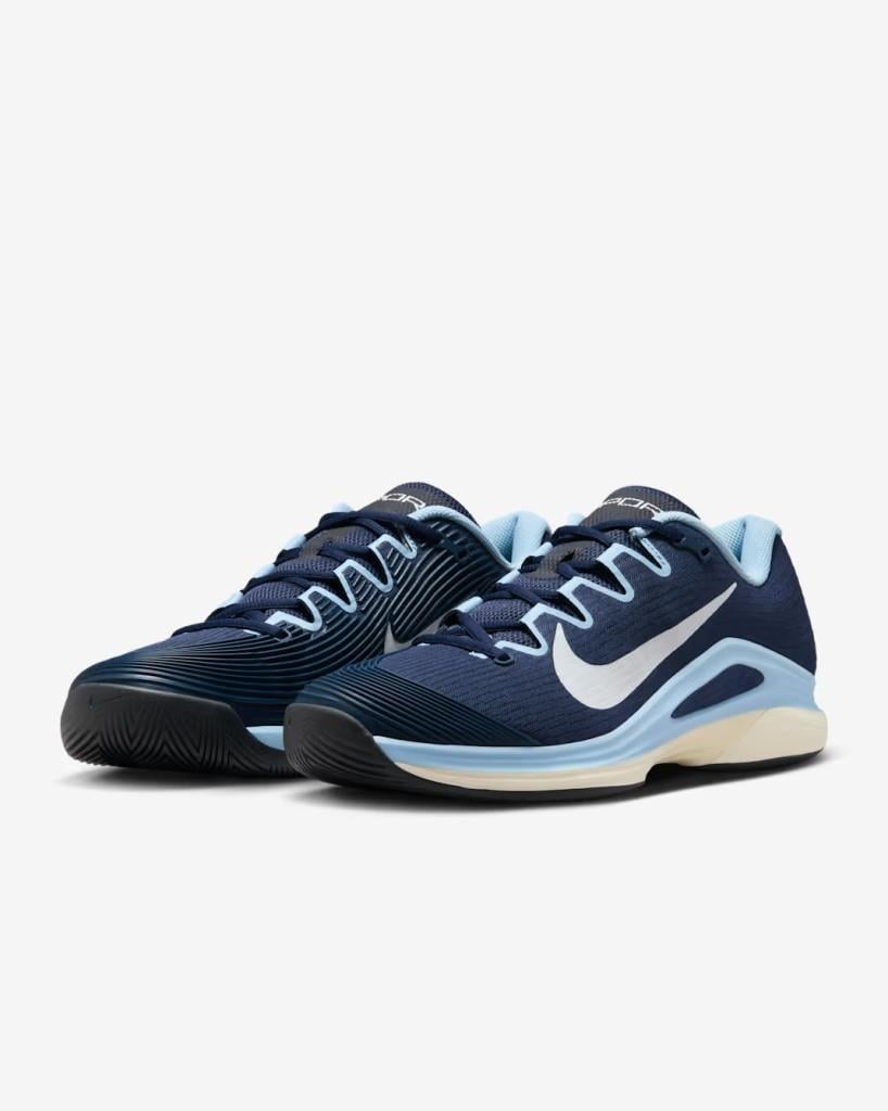 Nike FV5552-402 Vapor 12 Sert Kort Erkek Tenis Ayakkabısı - Lacivert