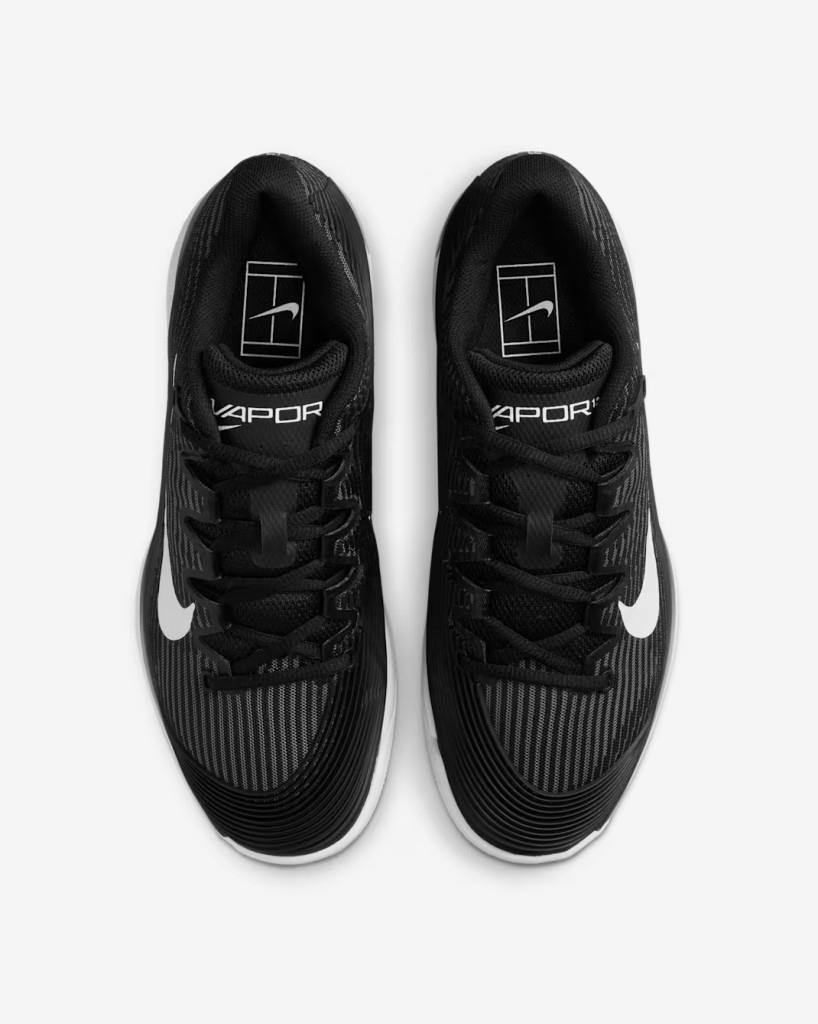 NIKE FV5554-001 W ZOOM VAPOR 12 Kadın Siyah Sert Kort Tenis Ayakkabı