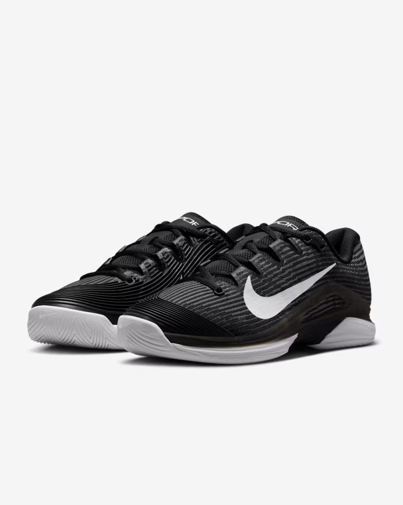 NIKE FV5554-001 W ZOOM VAPOR 12 Kadın Siyah Sert Kort Tenis Ayakkabı