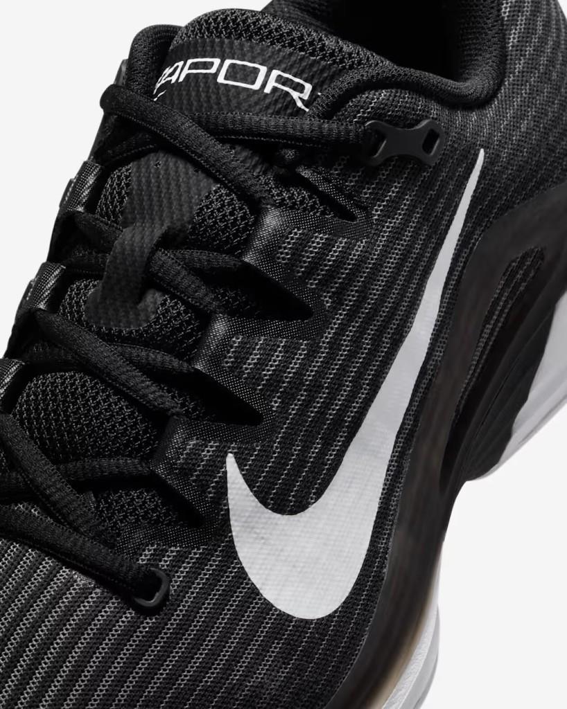 NIKE FV5554-001 W ZOOM VAPOR 12 Kadın Siyah Sert Kort Tenis Ayakkabı