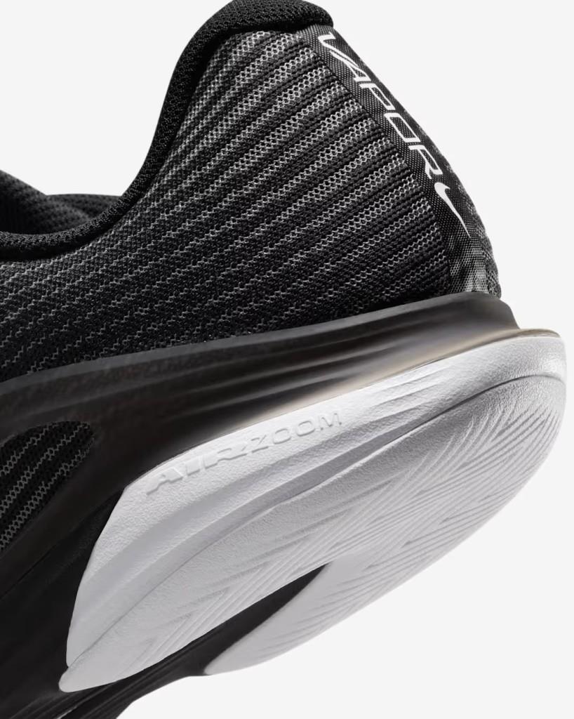 NIKE FV5554-001 W ZOOM VAPOR 12 Kadın Siyah Sert Kort Tenis Ayakkabı