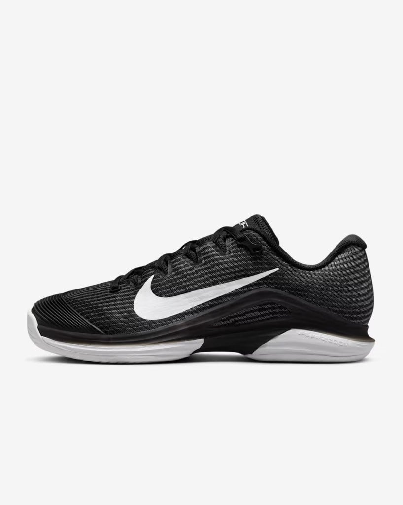 NIKE FV5554-001 W ZOOM VAPOR 12 Kadın Siyah Sert Kort Tenis Ayakkabı