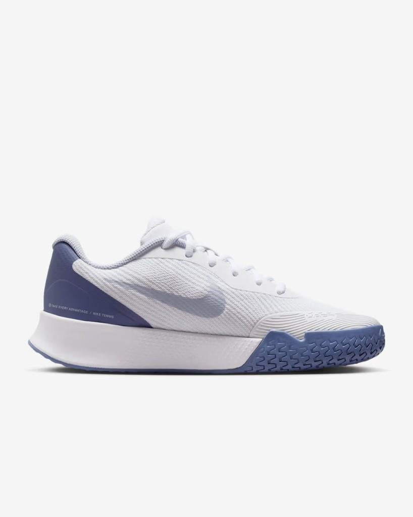 Nike FZ2156-102 Vapor Lite 3 Sert Kort Kadın Tenis Ayakkabısı - Beyaz