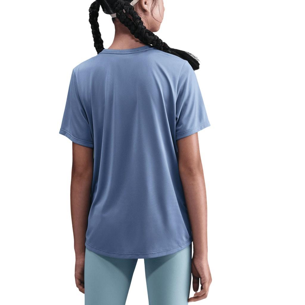 NIKE FZ5600-499 One Fitted Genç Kız Indigo Tişört