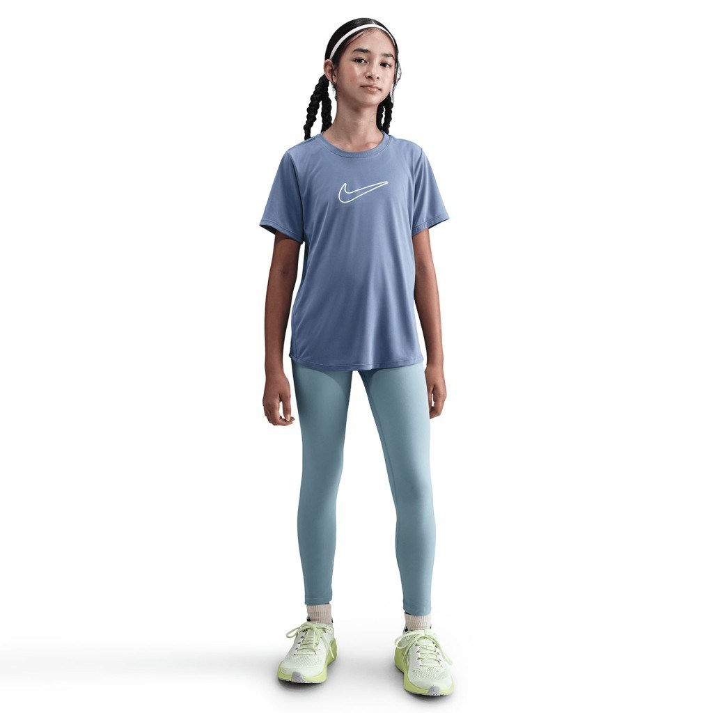 NIKE FZ5600-499 One Fitted Genç Kız Indigo Tişört