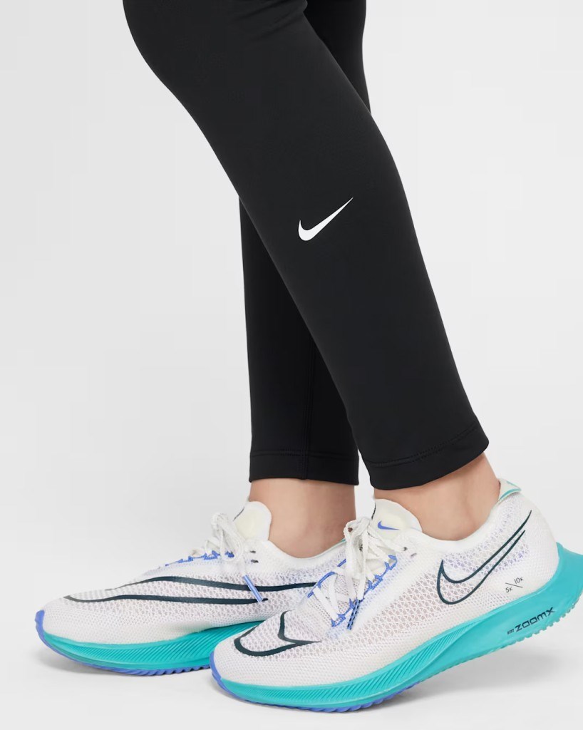 Nike FZ5605-010 One Dri-FIT Yüksek Belli Genç Çocuk (Kız) Taytı - Siyah