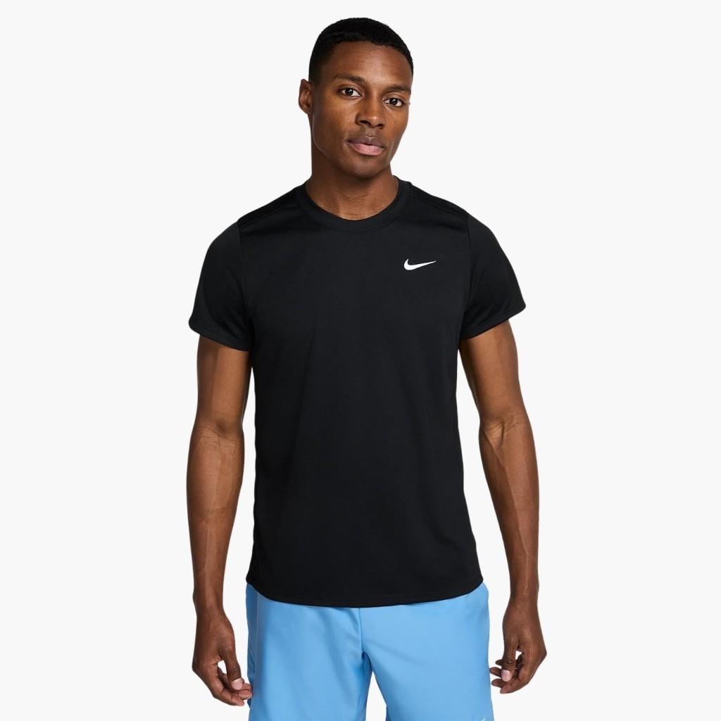 NIKE  FZ6921-010 Court Victory Dri-FIT Erkek Siyah Tişört