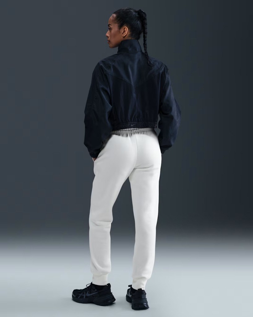 Nike FZ7626-133 Sportswear Phoenix Fleece Normal Belli Kadın Eşofman Altı - Kırık Beyaz