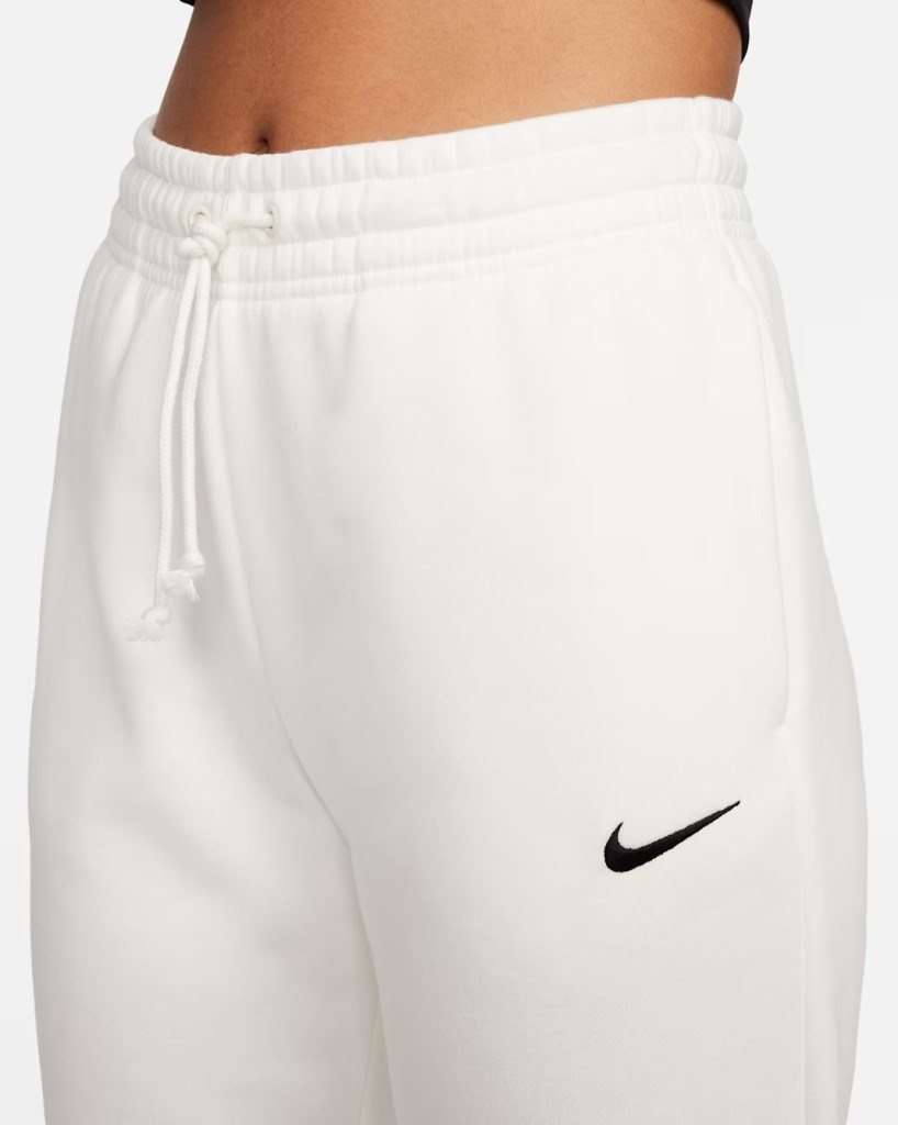 Nike FZ7626-133 Sportswear Phoenix Fleece Normal Belli Kadın Eşofman Altı - Kırık Beyaz