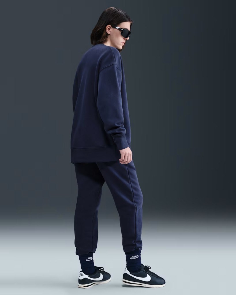 Nike FZ7626-410 Sportswear Phoenix Fleece Normal Belli Kadın Eşofman Altı - Lacivert