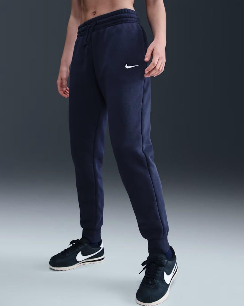 Nike FZ7626-410 Sportswear Phoenix Fleece Normal Belli Kadın Eşofman Altı - Lacivert