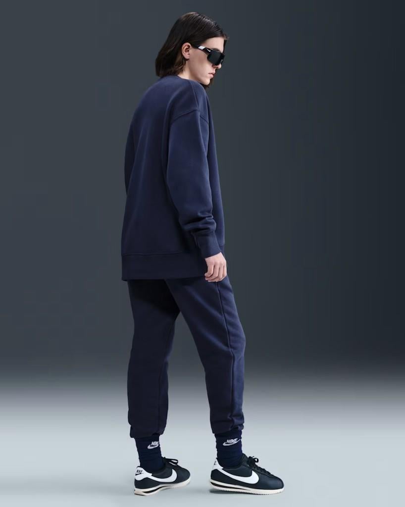 Nike FZ7626-410 Sportswear Phoenix Fleece Normal Belli Kadın Eşofman Altı - Lacivert