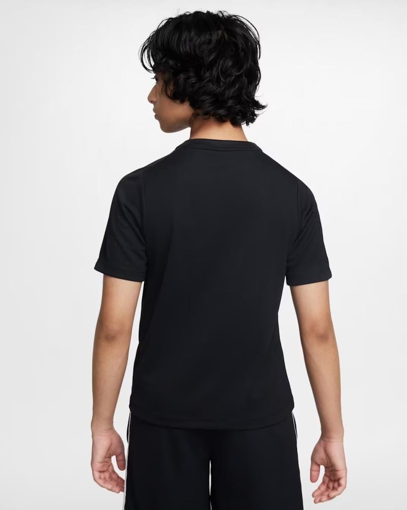 Nike HF8100-010 Dri-FIT Çocuk Kısa Kollu Tişört - Siyah
