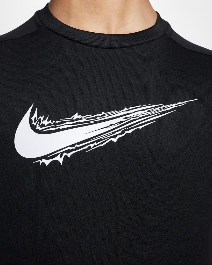 Nike HF8100-010 Dri-FIT Çocuk Kısa Kollu Tişört - Siyah