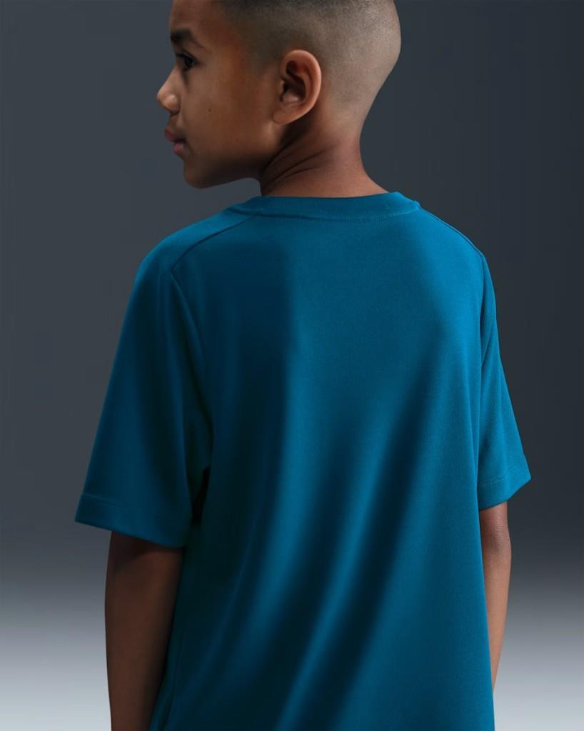 Nike HF8100-301 Dri-FIT Çocuk Kısa Kollu Tişört- Petrol