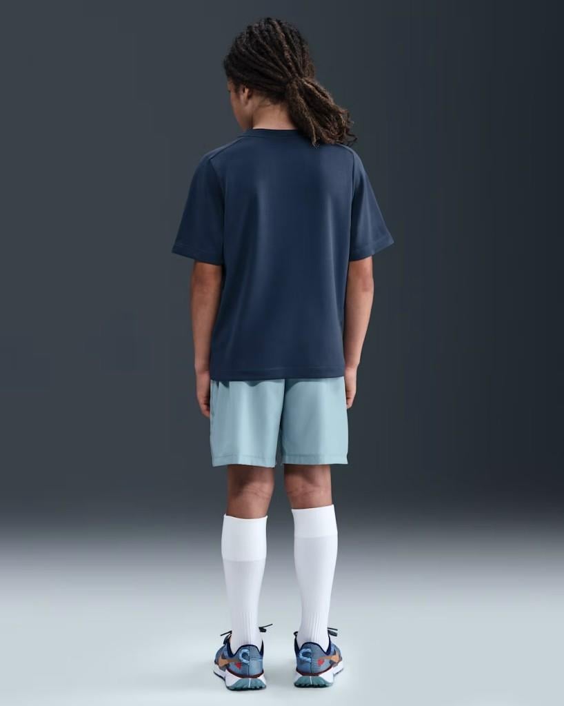 Nike HF8100-410 Dri-FIT Çocuk Kısa Kollu Tişört - Lacivert