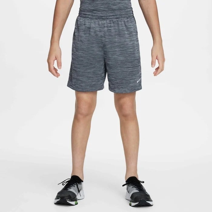 Nike HF9006-011 Dri-FIT Genç Çocuk (Erkek) Şortu - Gri