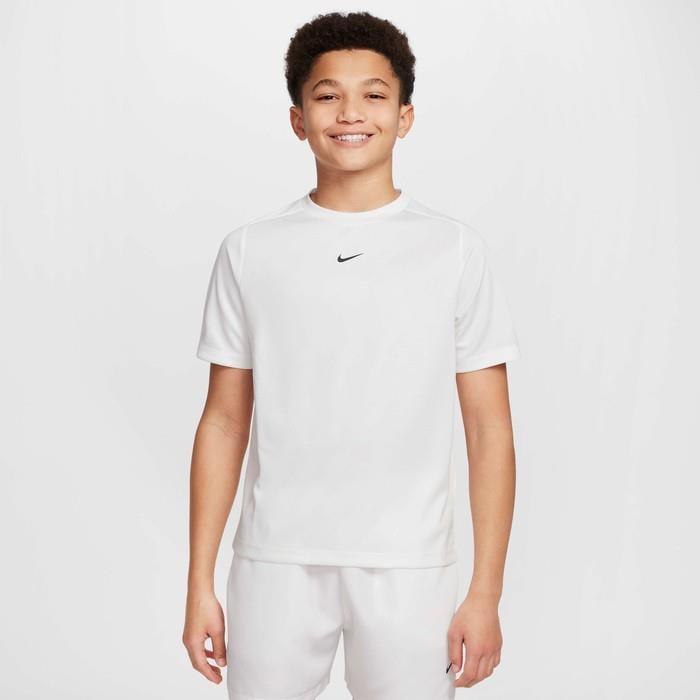 Nike HJ3771-100 Dri-FIT Kısa Kollu Genç Çocuk Tişört - Beyaz