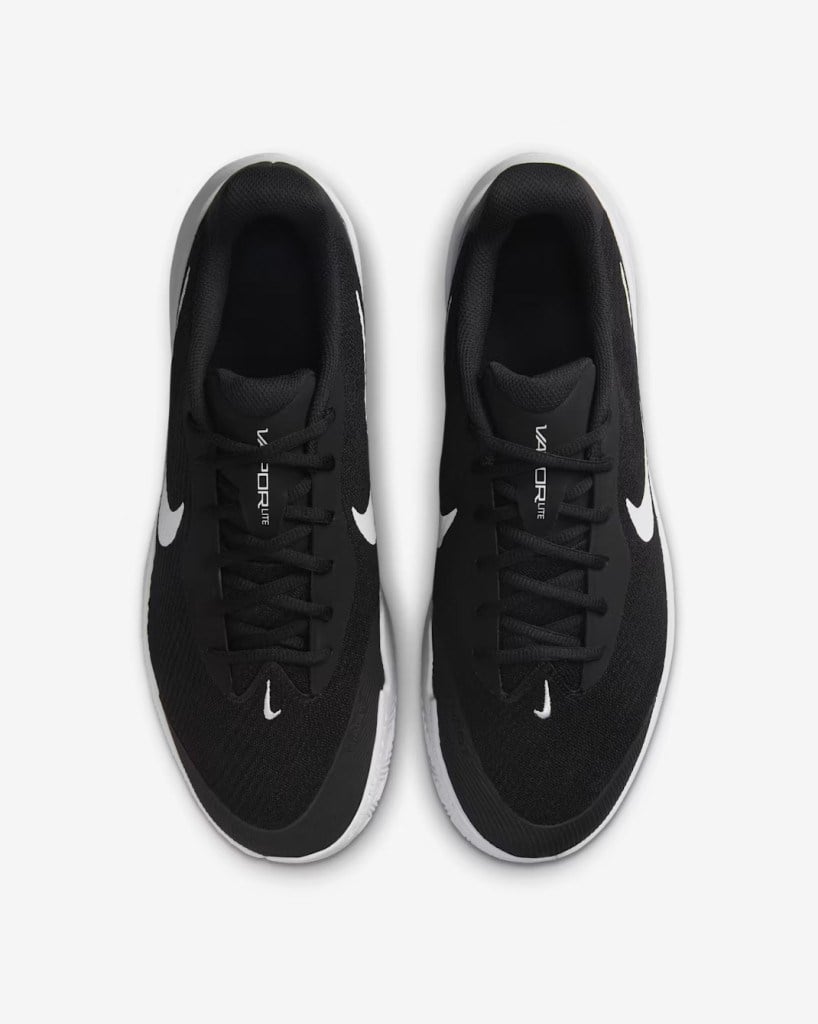 NIKE  HQ5292-001 M VAPOR LITE 3 Erkek Siyah Toprak Tenis Ayakkbısı