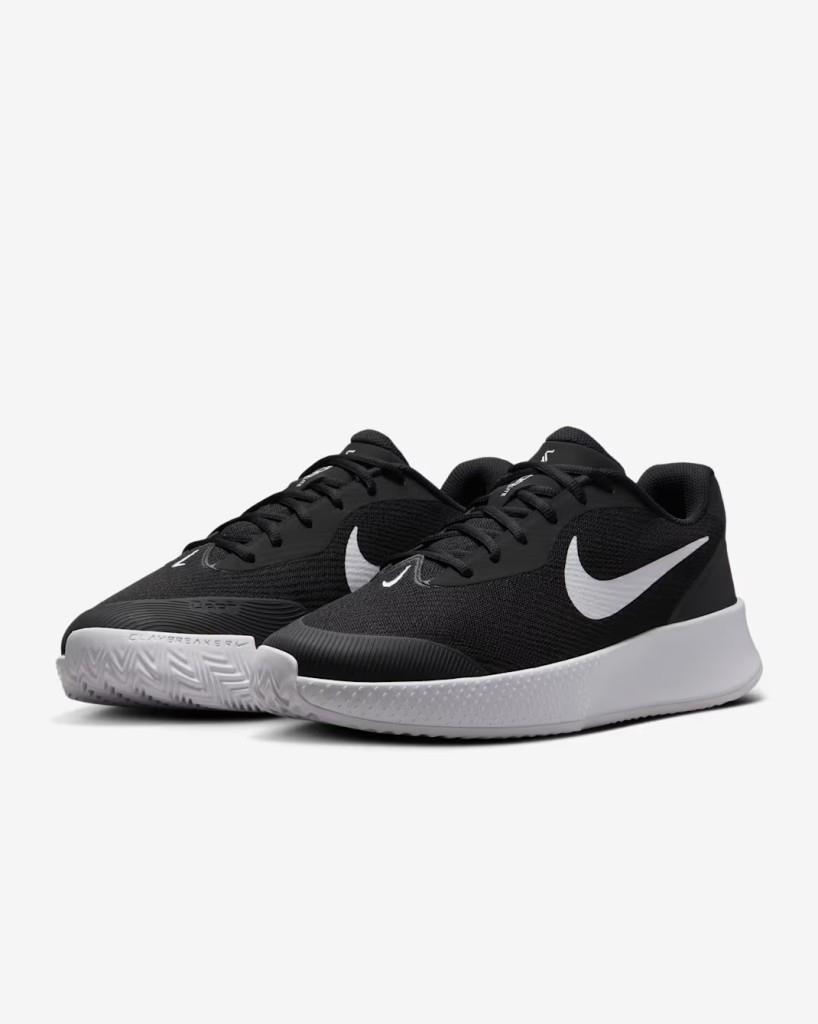 NIKE  HQ5292-001 M VAPOR LITE 3 Erkek Siyah Toprak Tenis Ayakkbısı