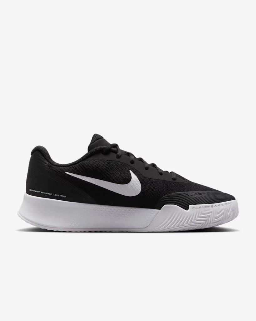 NIKE  HQ5292-001 M VAPOR LITE 3 Erkek Siyah Toprak Tenis Ayakkbısı