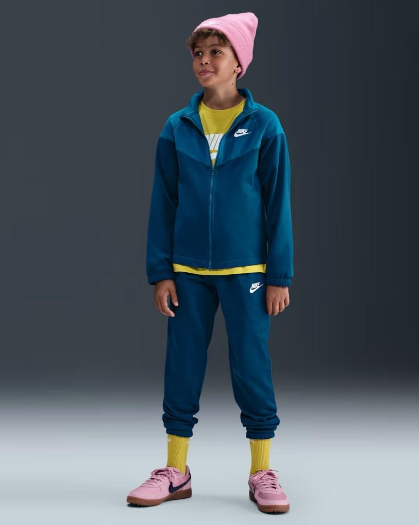 Nike HQ9315-415 Sportswear Dri-FIT Çocuk Eşofman Takımı - Petrol