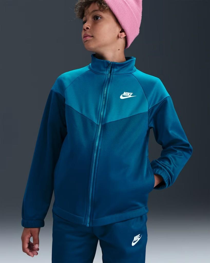 Nike HQ9315-415 Sportswear Dri-FIT Çocuk Eşofman Takımı - Petrol