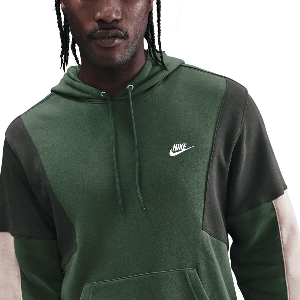 Nike HV1165-323 Club Fleece Erkek Tracksuit Takım - Yeşil