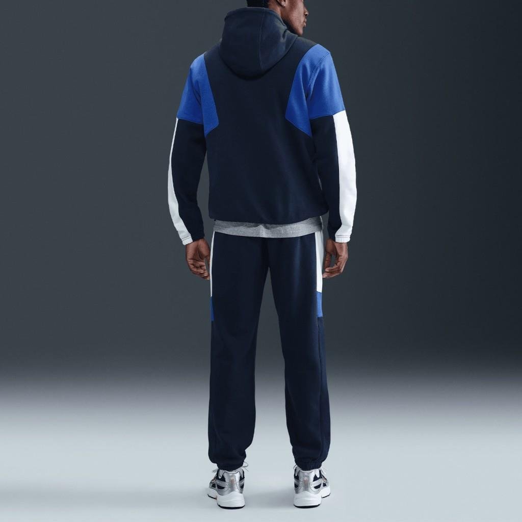 Nike HV1165-451 Club Fleece Erkek Tracksuit Takım - Mavi