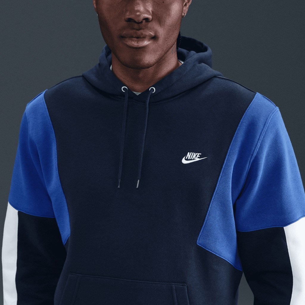 Nike HV1165-451 Club Fleece Erkek Tracksuit Takım - Mavi