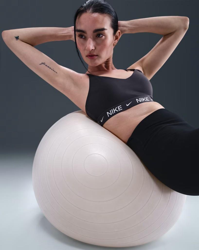 Nike Indy FD1062-036 Hafif Destekli Pedli Ayarlanabilir Kadın Spor Sütyeni - Antrasit