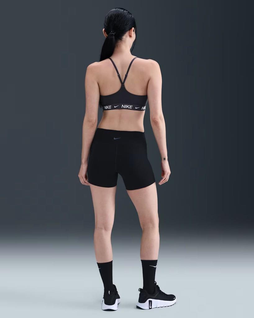 Nike Indy FD1062-036 Hafif Destekli Pedli Ayarlanabilir Kadın Spor Sütyeni - Antrasit