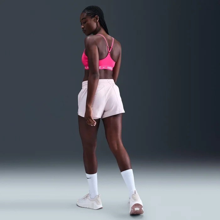 Nike Indy FD1062-666 Hafif Destekli Pedli Ayarlanabilir Kadın Spor Sütyeni - Pembe