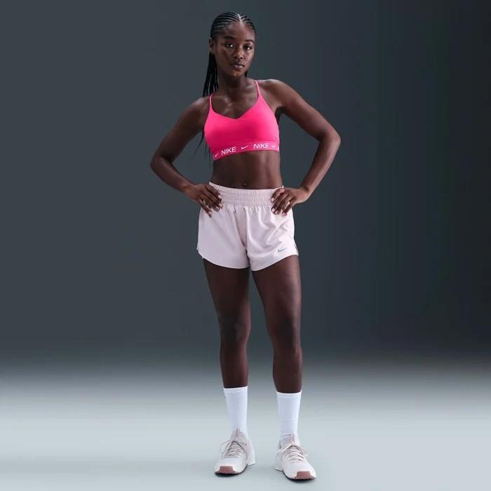 Nike Indy FD1062-666 Hafif Destekli Pedli Ayarlanabilir Kadın Spor Sütyeni - Pembe