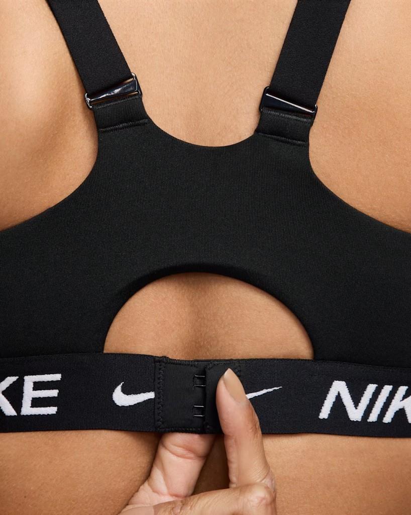 Nike Indy FD1068-011 Yüksek Destekli Pedli Ayarlanabilir Kadın Spor Sütyeni - Siyah