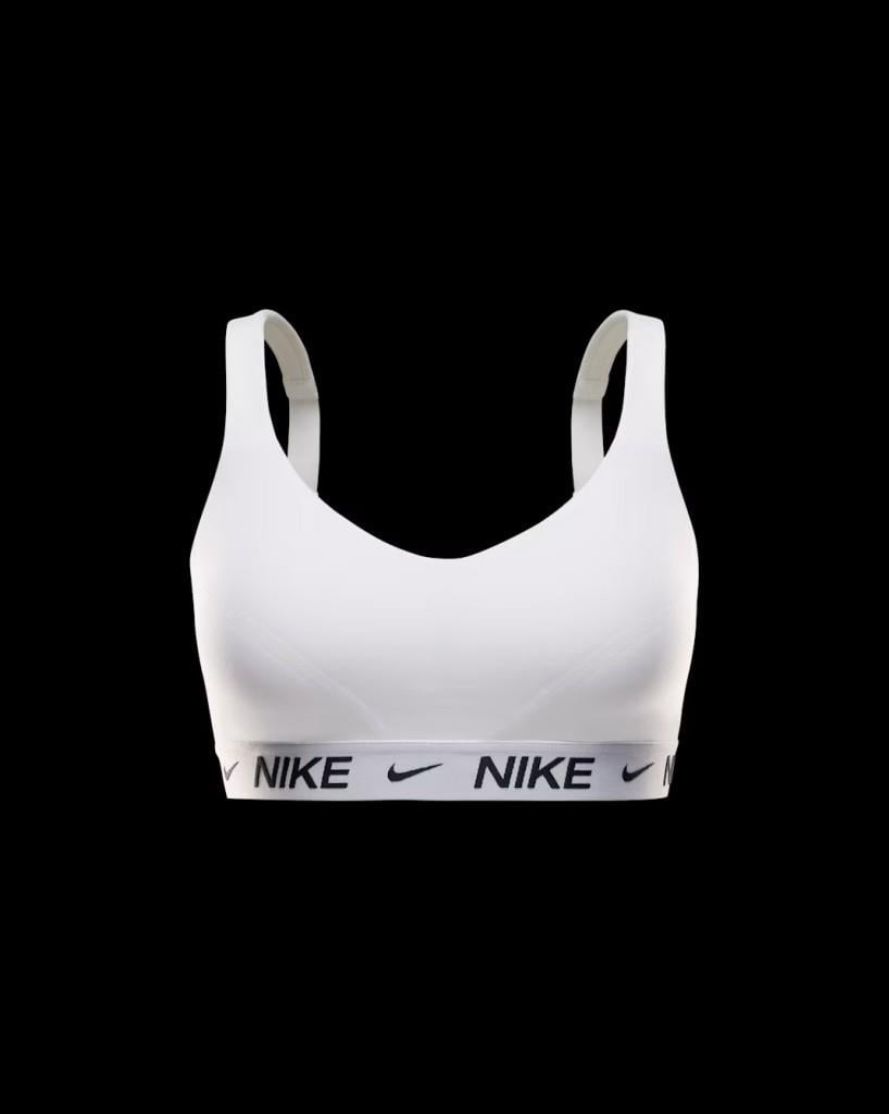 Nike Indy FD1068-101 Yüksek Destekli Pedli Ayarlanabilir Kadın Spor Sütyeni - Beyaz