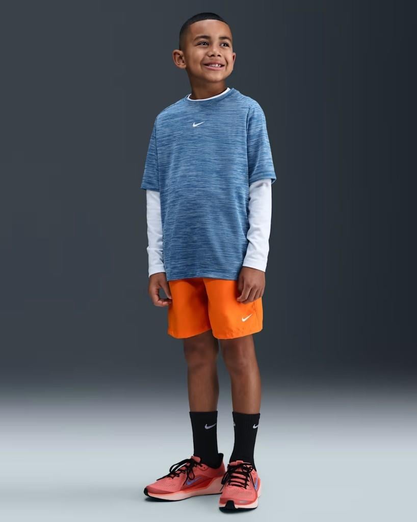 Nike Multi DX5382-873 Büyük Çocuk Dri-FIT Antrenman Şortu - Bright Ceramic