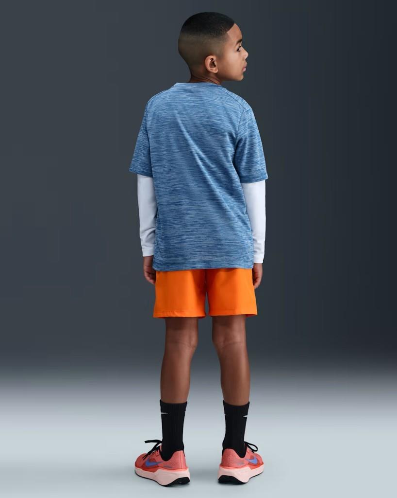 Nike Multi DX5382-873 Büyük Çocuk Dri-FIT Antrenman Şortu - Bright Ceramic