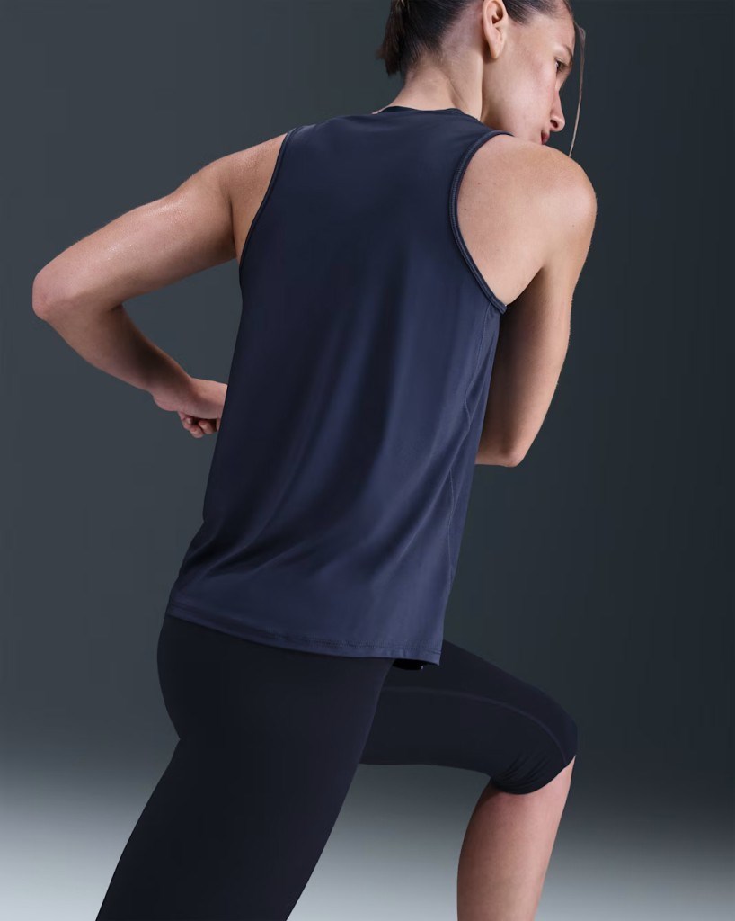 Nike One Classic IB9385-410 Dri-FIT Askılı Kadın Atleti - Lacivert