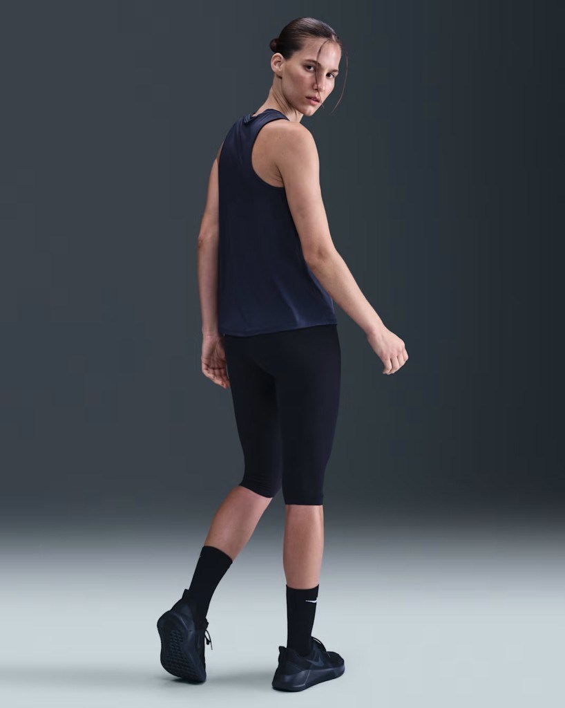 Nike One Classic IB9385-410 Dri-FIT Askılı Kadın Atleti - Lacivert