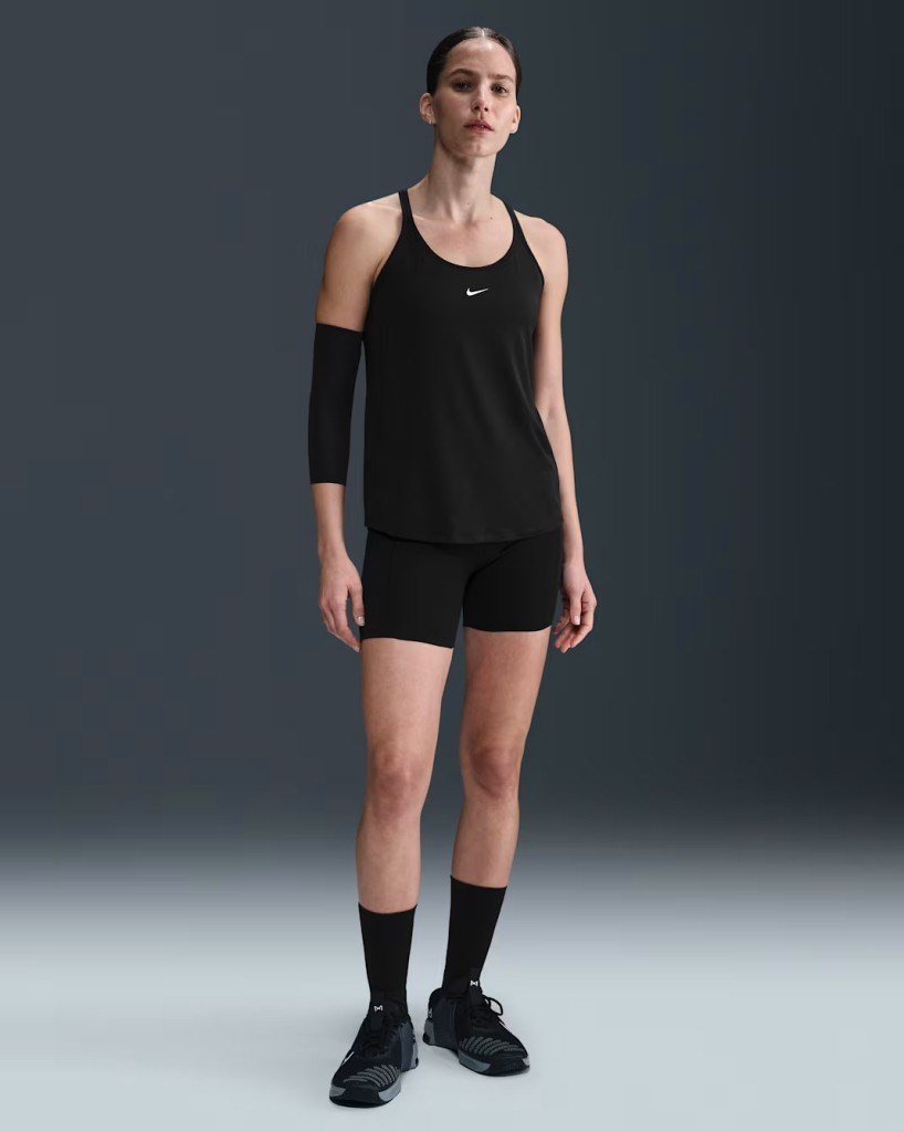 Nike One Classic IB9389-010 Dri-FIT Askılı Kadın Atleti - Siyah