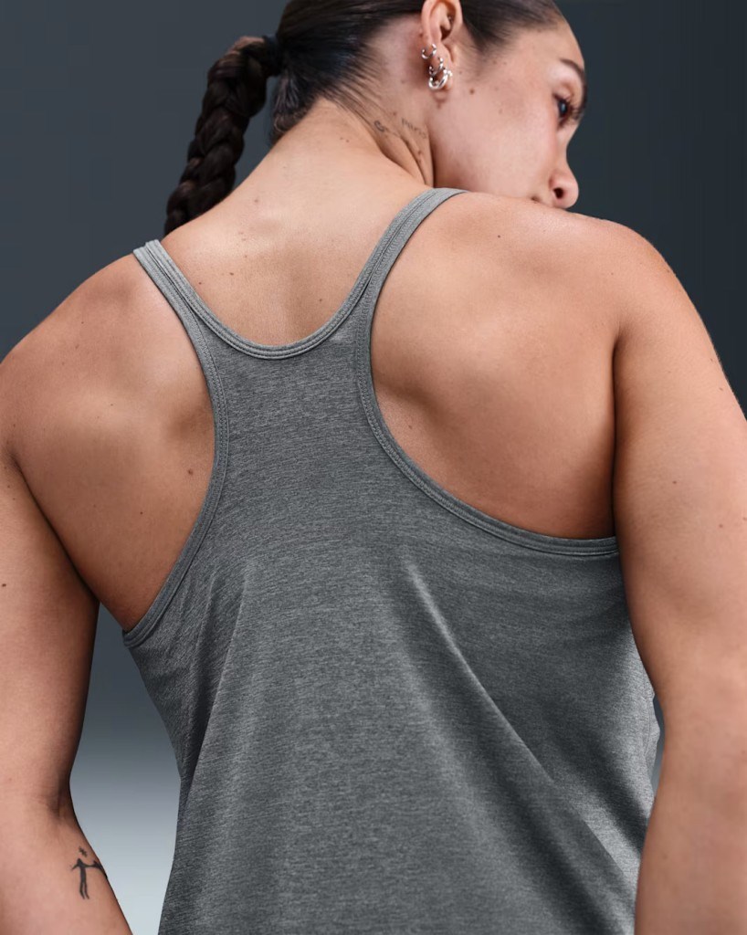 Nike One Classic IB9389-084 Dri-FIT Askılı Kadın Atleti - Gri